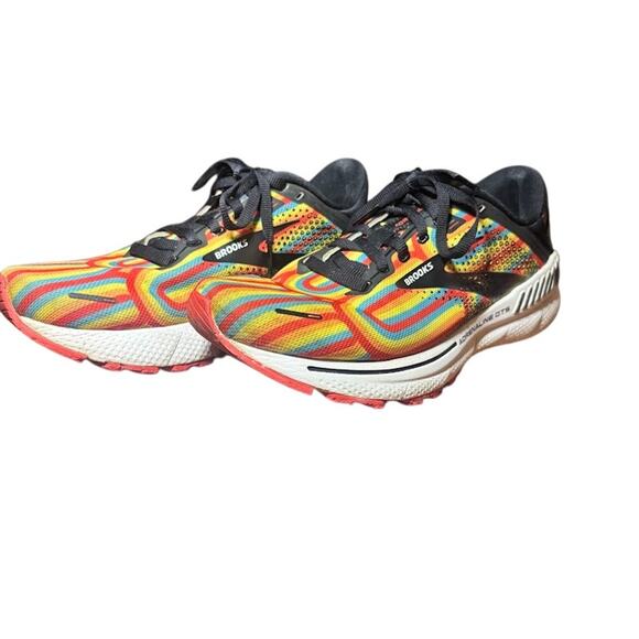 Brooks Adrenaline Sneakers GTS 22 Disco Pack Rainbow Mens 8 Running Shoes - Picture 1 of 15